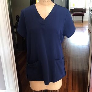 Jockey Navy Scrub Top